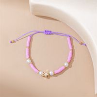 Casual Simple Style Star Heart Shape Soft Clay Beaded Women's Bracelets sku image 7