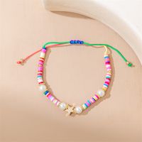 Casual Simple Style Star Heart Shape Soft Clay Beaded Women's Bracelets sku image 9