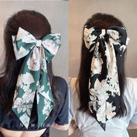 Women's IG Style Flower Chains Print Cloth Printing Hair Clip main image 5