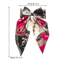 Women's IG Style Flower Chains Print Cloth Printing Hair Clip main image 2