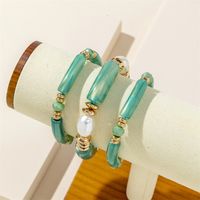 Casual Simple Style Geometric Arylic Pearl Women's Bracelets main image 4