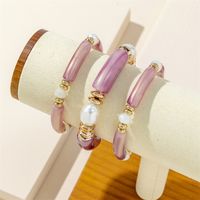 Casual Simple Style Geometric Arylic Pearl Women's Bracelets main image 6