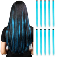 Women's Japanese Style Sweet Colour Casual Weekend Chemical Fiber Long Straight Hair Wigs sku image 1