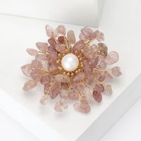 Simple Style Classic Style Flower Alloy Inlay Rhinestones Women's Brooches main image 2