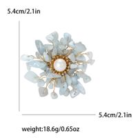 Simple Style Classic Style Flower Alloy Inlay Rhinestones Women's Brooches sku image 1
