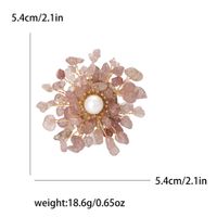 Simple Style Classic Style Flower Alloy Inlay Rhinestones Women's Brooches sku image 2