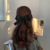 Mujeres Elegante Dulce Nudo De Lazo Tela Pinza Para El Cabello main image 1