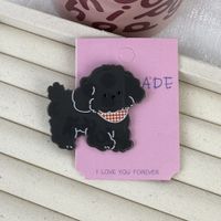 Women's Cute Dog Cat Plastic Hair Clip sku image 3