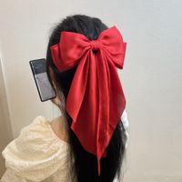 Women's Elegant Glam Bow Knot Satin Hair Clip main image 6
