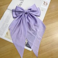 Women's Elegant Glam Bow Knot Satin Hair Clip sku image 9