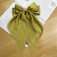 Women's Elegant Glam Bow Knot Satin Hair Clip sku image 16