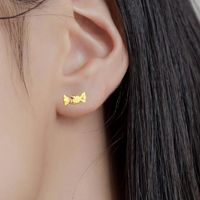 1 Pair Simple Style Candy Plating Inlay Sterling Silver Zircon Ear Studs main image 4