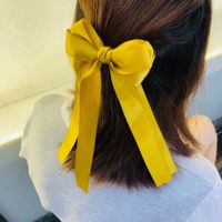 Women's Elegant Simple Style Bow Knot Silk Hair Clip sku image 2