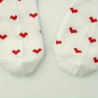 Women's Casual Heart Shape Polyester Crew Socks A Pair main image 4