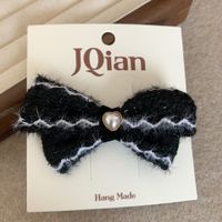 Women's Elegant Bow Knot Cloth Hair Clip Hair Tie sku image 5