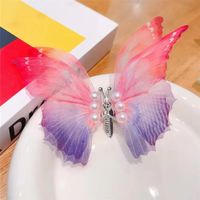 Women's Fairy Style Butterfly Plastic Hair Clip sku image 4