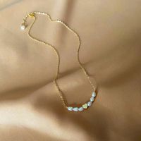 Einfacher Stil Herzform Süßwasserperle Kupfer Halskette In Masse main image 1