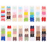 Girl'S IG Style Sweet Solid Color Bow Knot Polyester Ribbed Band Pleated Hair Clip main image 1