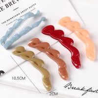 Women's Simple Style Geometric Plastic Stoving Varnish Hair Claws main image 1