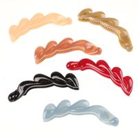 Women's Simple Style Geometric Plastic Stoving Varnish Hair Claws main image 2