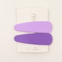 Women's Simple Style Solid Color Alloy Plating Hair Clip sku image 32
