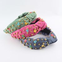 Women's Simple Style Classic Style Color Block Cloth Braid Hair Band main image 1