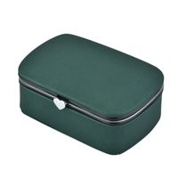 Classical Solid Color Pu Leather Jewelry Boxes main image 3