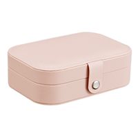 Casual Solid Color Pu Leather Jewelry Boxes main image 3