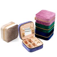 Classical Solid Color Flannel Jewelry Boxes main image 5