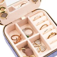 Classical Solid Color Flannel Jewelry Boxes main image 4