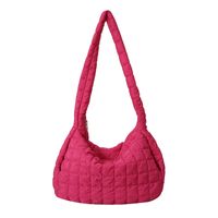 Femmes Grande Nylon Couleur Unie Vêtement De Rue Fermeture Éclair Sac En Forme De Nuage main image 4