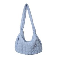 Women's Large Nylon Solid Color Streetwear Zipper Cloud Shape Bag sku image 2