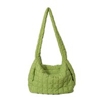 Women's Large Nylon Solid Color Streetwear Zipper Cloud Shape Bag sku image 10