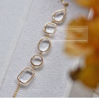 Le Cuivre Style Simple Style Classique Géométrique Incruster Cristal Bracelets sku image 1