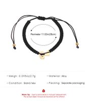 Simple Style Letter Heart Shape Alloy Braid Women's Bracelets main image 2
