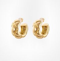 1 Pair Simple Style Geometric Copper Ear Studs main image 4