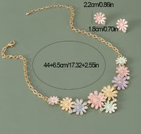 Pastoral Butterfly Daisy Alloy Plating Women's Jewelry Set main image 2