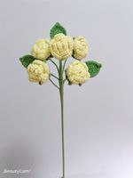Sucré Fleur Tricoter Décorations Artificielles sku image 8