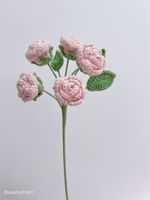 Sweet Flower Knit Artificial Decorations sku image 7