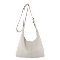 Women's Pu Leather Solid Color Vintage Style Classic Style Zipper Underarm Bag sku image 2