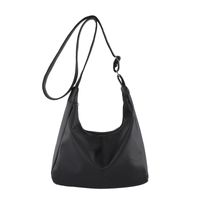 Women's Pu Leather Solid Color Vintage Style Classic Style Zipper Underarm Bag sku image 4