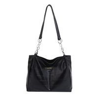 Women's Pu Leather Solid Color Classic Style Zipper Shoulder Bag sku image 4
