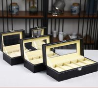 Classic Style Solid Color Pu Leather Jewelry Boxes main image 1
