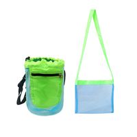 Summer Beach Children Shell Buggy Bag Carrying Case Outdoor Seaside Toy Shell Collection Bag Mesh Bag main image 2
