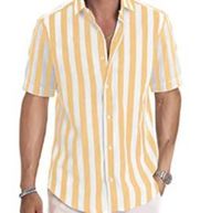 Men's Stripe Blouse Men's Clothing main image 3