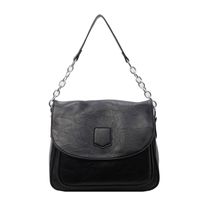 Women's Pu Leather Solid Color Classic Style Flip Cover Shoulder Bag sku image 4