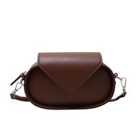 Women's Small Pu Leather Solid Color Streetwear Flip Cover Shoulder Bag main image 3