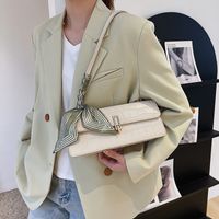 Women's Medium Pu Leather Solid Color Classic Style Zipper Underarm Bag main image 3