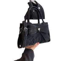 Women's Mini Pu Leather Bow Knot Elegant Flip Cover Handbag main image 2