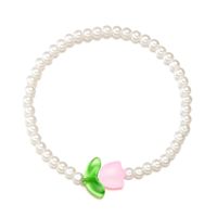 Simple Style Color Block Imitation Pearl Beaded Women's Bracelets Necklace main image 2